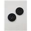 Button 25BL20 Black Circular 20mm