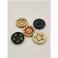 Button 22123 Col Thread 20mm