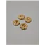 Button 21CR15 Cream Flower 15mm