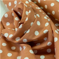 Fabric Bowie Linen Spot Peach