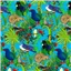 Kiwiana 89820 1 Flora Fauna Blue