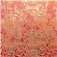 Fabric Two Tone Foil Print Peach WW