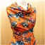 Fabric Cotton Voile Orange Floral - photo 1
