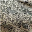 Fabric Floral Lace Black Cream - photo 3