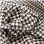 Fabric Wool Poly Dark Chocolate White Houndstooth - photo 1