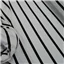 Fabric Stripe Knit K 3676 White Black - photo 1