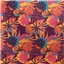 Fabric Mini Matt Print Purple Multi
