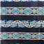 Fabric Navy Blue Maori Print