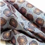 Fabric Bunch Of Roses Navy Copper - photo 2