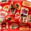 Fabric Cotton London Theme Red - photo 3